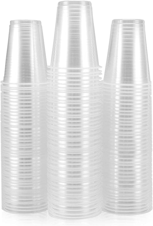 Plastic Cups, 100 Pack 8 Oz Clear Plastic Cups, Clear Plastic Cups 8 Oz Clear Cups, 8 Oz Clear Cups Plastic Cups Clear Plastic Cups Plastic Cups, Disposable Clear Plastic Cups Water Cups Plastic Cups