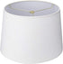 ALUCSET Double Medium Paper Lamp Shades Set of 2, Drum Lampshades for Table Lamp and Floor Light, 10x12x8 inch, Natural Crafted, Spider (paper white, 2 PCS Pack)