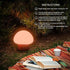 LED Mushroom Lamp, Rechargeable Mushroom Night Light, Multi-Color Cute Mushroom Nightlamp, Dimmable Mushroom Nightlight for Bedroom, Nursery Light for Baby Breastfeeding.(Warm Lighting)