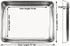 Sheet Pan, Stainless Steel Baking Pans Tray, Toaster Oven Pan Stainless Steel Baking Pan Cookie Sheet(15.75x13.7x2.36 inches)