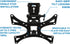 Mount-It! Full-Motion TV Wall Mount |Tilting, Swiveling, Articulating Display Mounting Bracket for 23" to 42" Flat Screen Panels With Up To 200x200 VESA Pattern,66 lb Capacity