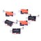 Cylewet 6Pcs V-156-1C25 Micro Limit Switch Long Hinge Roller Momentary SPDT Snap Action for Arduino (Pack of 6) CYT1046