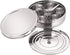 Spice Container - Masala Dabba - 7 Compartments, masala box,steel masala dabba,Spice container box,stainless steel spice box indian masala dabba with 7 spice containers with size 8 X 8 inches (1)