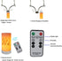 Led Flame Effect Lantern Light USB Rechargeable Flameless Candle 4 Modes Remoted Flickering Flame Effect Mood Light Flameless for Holdiday Halloween Christmas Party Bar Decor Birthday Gift (1 Pack)