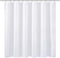 N&Y HOME Extra Wide Fabric Shower Curtain or Liner 108 x 72 inches, Hotel Quality, Washable, Water Repellent, Diamond Patterned White Bathroom Curtains with Grommets