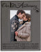 KATE POSH Our First (1st) Anniversary Engraved Leather Picture Frame - Gifts for Couple, Gifts for Him, Gift for Her, Paper, Photo Frame, First Wedding (4x6-Vertical)