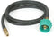 Camco 48" Pigtail Propane Hose Connector, Connects Propane Cylinder To a RV or Trailer Propane Regulator, Provides Thermal Protection and Excess Flow Protection (59183) , Black