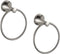 BVL Towel Ring Brushed Nickel, Hand Towel Holder Ring Hanger for Bathroom Kitchen ,Metal Round Towel Holder Wall Mounted Towel Rack,2 Pack