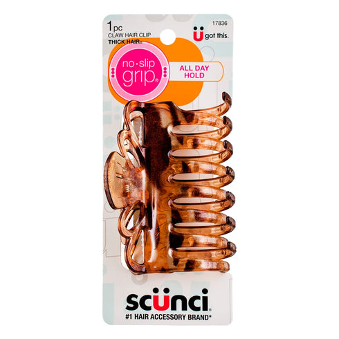 Scunci 17836 Large No-Slip Grip™ Jaw Hair Clip (Pack of 4)