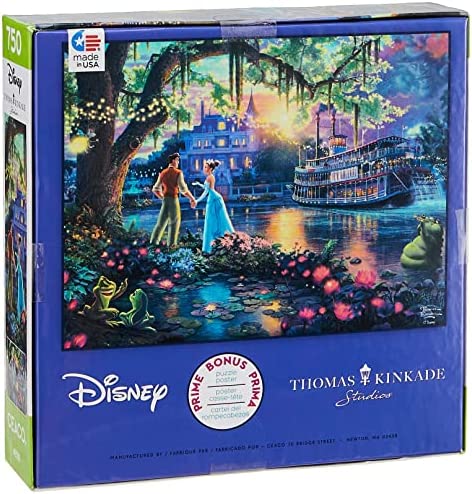 Ceaco - Thomas Kinkade - Disney Dreams Collection - The Princess and The Frog - 750 Piece Jigsaw Puzzle