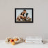 Golden State Art, 8.5x11 Photo frame with mat for 4 2x6 photo booth pictures, Includes Real Glass & Easel Back Display, Black