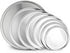 New Star Foodservice 51025 Restaurant-Grade Aluminum Pizza Pan, Baking Tray, Coupe Style, 12-Inch, Pack of 6