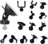 OctinPris Dash Camera Suction Cup Mount Dashcam Mounts Holder with 13 Ball Joints Adapter for Vehicle Video Recorder Windshield & Dashboard for Dash Car DVR Camera GPS