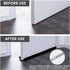 Twin Door Draft Stopper, Under Door Draft Stopper, 42 Inch Length Adjustable Window Door Breeze Blocker, Weather Stripping Noise Blocker Guard, Reducing Cool Air(Black)