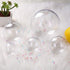 AMS 10pcs Christmas DIY Clear Thickeness Acrylic Fillable Balls, Plastic Clear Plastic Ornaments Balls Fillable Wedding Party Decor for Wedding,Thanksgiving,Party(4.72˜™, Clear)