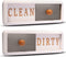 TEYGA Bamboo Dishwasher Clean Dirty Magnet Sign, with Stainless Steel Window - Dishwasher Magnet Clean Dirty, No-Scratch Strong Magnets, 2 Double-Sided Stickers, Dirty Clean Dishwasher Magnet Cover