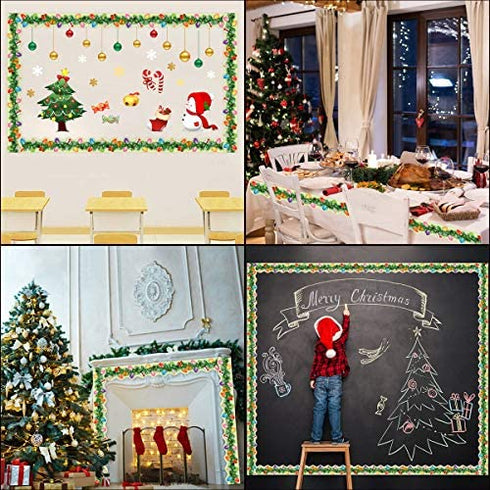 Christmas Lights Border Holiday Classroom Bulletin Board Decoration 36ft One Roll