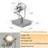 DLLT Led Ceiling Spotlight, Adjustable Wall Mount Lamp, Plug-in Track Light Kit Lighting for Bedside, Headboard Picture, Bedroom, Kitchen, Living Room,Warm White