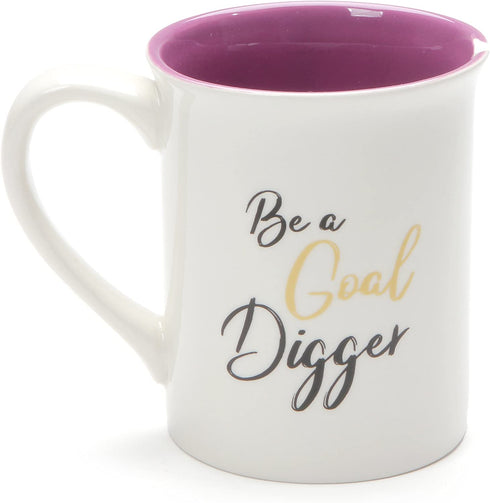 Boss Lady Be Goal Digger 16 Ounce Ceramic Coffee Mug