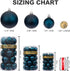 KI Store 20ct Blue Christmas Balls Shatterproof Christmas Tree Decorations Large Tree Ornaments for Holiday Wedding Party Decoration, Tree Ornaments Hooks Included 3.15