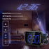 Alarm Clock Projection Clock Digital with Power Adapter and Brightness Adjustment for Home and Bedroom Blue