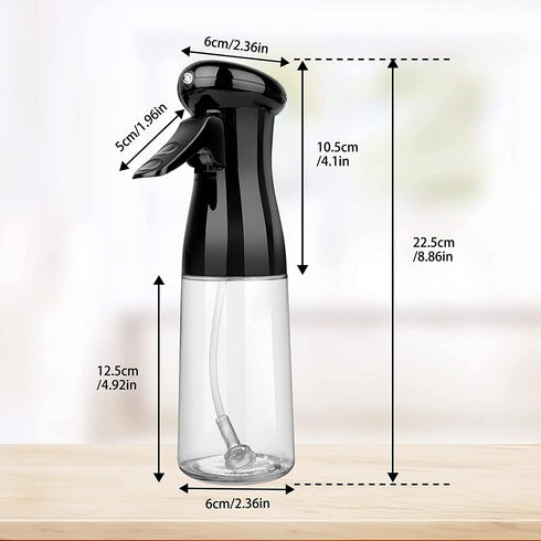 EEEkit 2 PACK Olive Oil Sprayer for Cooking, 210ml Olive Oil Dispenser Bottle Spray Mister- Refillable Food Grade Oil Vinegar Spritzer Sprayer Bottles for Air Fryer, Salad, Baking, Grilling, BBQ