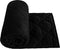 FLXXIE Microfiber Toddler Comforter, Ultra Soft and Lightweight Crib Quilted Toddler Blanket for Boys and Girls, 39" x 47", Black