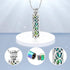 Imrsanl Cremation Urn Pendant Necklace with Hollow Cylinder Vial Keepsake Urn Cremation Jewelry Memorial Lockets for Ashes for Women Men
