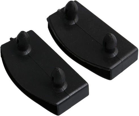 RDEXP 50Pcs Plastic Bed Slat End Caps Holders Replacement for Holding and Securing 5.4x0.9cm Wooden Slats Bed Base Black