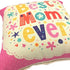 YOUR SMILE Mother's Day Cotton Linen Square Decorative Throw Pillow Case Cushion Cover 18x18 Inch(45CM*45CM) (Best mom Ever)