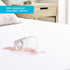 Linenspa Premium Smooth Waterproof Mattress Protector-Vinyl Free Waterproof Mattress Cover, King, White