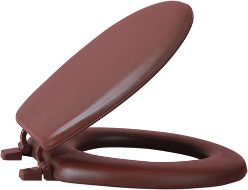 Achim Home Furnishings Chocolate TOVYSTCH04 17-Inch Fantasia Standard Toilet Seat, Soft