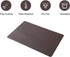 GabrielModu Placemat,Heat-Resistant Place Mats,Stain-Resistant Non-Slip and Isolated Washable Table Mat (4 pcs, Dark Brown-Coffee), Coffee Brown