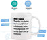 Dear Boss Coffee Mugs for Boss Day Mugs for Boss Funny Boss Mug for Boss on Boss Day 11Oz