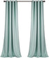 Lush Decor Curtains-Grommet Panel with Insulated Blackout Lining, 84 in L Pair, Blue