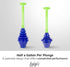 Luigi's Toilet Plunger: Powerful Toilet Unblocker to fit All Toilets, Clears and unblocks with a Powerful Bellows Action (2020 Heavy Duty Version)