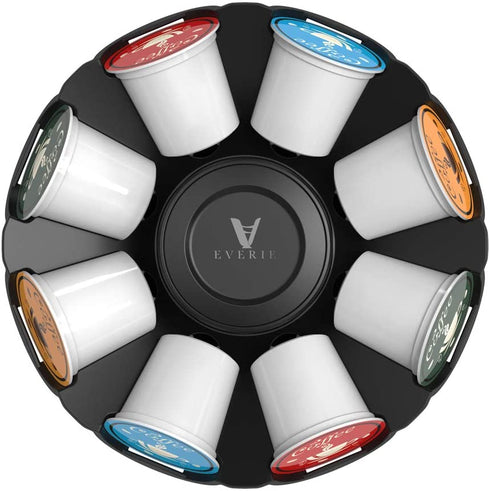 Everie Coffee Pod Storage Carousel Holder Organizer Compatible with 40 Keurig K-Cup Pods