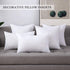 MIULEE Pack of 4 Hypoallergenic Premium Pillow Inserts Decorative Pillow Stuffers Square Form for Couch Sofa Bed Cushion 16x16 Inch