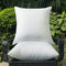 16x16 Pillow Inserts Set of 2 Outdoor Pillow Inserts Waterproof for Couch Small Lumbar Throw Pillow Insert White Square Sofa Pillows