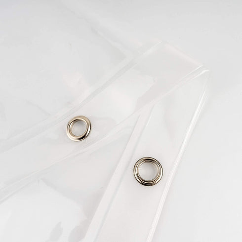 EurCross 72 x 96 inch Extra Long Clear Shower Curtain Liner with 5 Magnets, 9G PVC Free Thick EVA Shower Liner, Heavy Duty Weighted Clear Shower Curtain for Bathroom 96 inch Length
