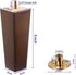 Wood Furniture Legs 8 inch Sofa Legs Pack of 4,Couch Legs Square Brown,Mid Century Desk Legs,Sofa Replacement Parts, for Dresser Legs Sideboard Recliner Couch Circle Chair Couch Riser Coffee Table