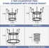 Coffee Mug Holder, Auledio 3 Tier Mug Tree Stand for Counter, Metal Tea Cup Rack Holder Tabletop Mug display Rack, Holds 15 Mugs, Black