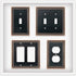 Franklin Brass W35068-VBC-C Classic Beaded Quad Toggle Switch Wall Plate / Switch Plate / Cover, Bronze with Copper Highlights