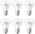 E17 R14 LED Bulb, 4W (40W Equivalent) Mini Reflector Floodlight Light Bulb, E17 Intermediate Base, Daylight White 5000K, 400 Lumens, Dimmable, Pack of 6