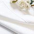 jinchan Linen Texture Curtains Light Reducing Grommet Top Drapes for Bedroom Living Room Window 2 Panels 95 Inches Length White