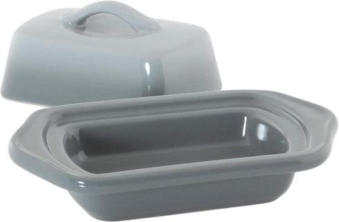 Chantal Covered Butter Dish, Mini, Fade Grey