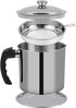 OFNMY Bacon Grease Container with Fine Mesh Strainer - 1.3L/5.2 Cups Stainless Steel Oil Storage Pot Grease Can with Removable Dustproof Lid and Coaster Tray - Oil Pot for Storing Fat, Frying Oil