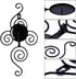 Wall Sconces Candle Holder, Kathy Set of 2 Elegant Swirling Iron Hanging Wall Mounted Decorative Candle Sconce for Living Room Home Decorations,Weddings,Event,Black