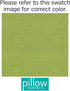 Pillow Perfect Outdoor/Indoor Baja Linen Lime Tufted Seat Cushions (Round Back), 19" x 19", Green, 2 Count