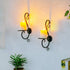 Candle Sconces Wall Decor Black Candle Holder for Pillar - Rustic Decorative Metal Candles Set of 2 for Living Room, Farmhouse, Fireplace, Wedding